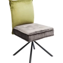 Chaise pivotante Chelsea vert><noscript><img width=