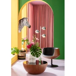 Chaise pivotante Club noyer>KARE Design Best
