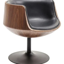 Chaise pivotante Club noyer><noscript><img width=