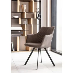 Chaise pivotante Coco anthracite>KARE Design New