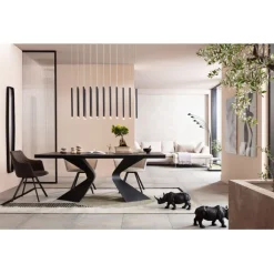 Chaise pivotante Coco anthracite><noscript><img width=
