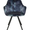 Chaise pivotante Coco Hugs Keops Blue limitée>KARE Design Best