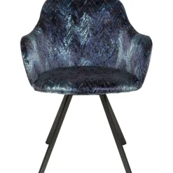 Chaise pivotante Coco Hugs Keops Blue limitée>KARE Design Best