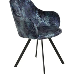 Chaise pivotante Coco Hugs Keops Blue limitée>KARE Design Best