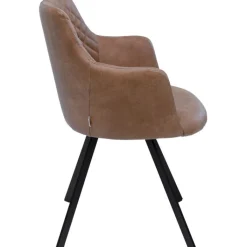 Chaise pivotante Coco marron><noscript><img width=