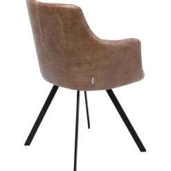 Chaise pivotante Coco marron><noscript><img width=