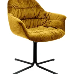 Chaise pivotante Colmar jaune><noscript><img width=