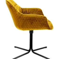 Chaise pivotante Colmar jaune><noscript><img width=