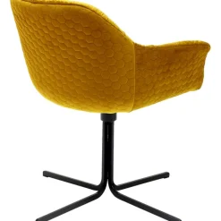Chaise pivotante Colmar jaune><noscript><img width=
