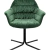 Chaise pivotante Colmar vert>KARE Design Clearance