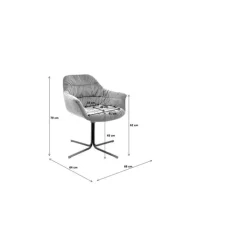 Chaise pivotante Colmar vert><noscript><img width=