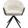 Chaise pivotante Knot bouclé>KARE Design Outlet