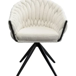 Chaise pivotante Knot bouclé>KARE Design Outlet