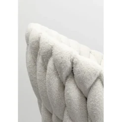 Chaise pivotante Knot bouclé><noscript><img width=