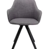 Chaise pivotante Madame gris>KARE Design