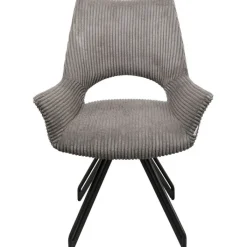 Chaise pivotante Rich gris foncé>KARE Design