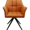 Chaise pivotante Thinktank cognac>KARE Design Outlet