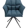 Chaise pivotante Thinktank Bleu>KARE Design