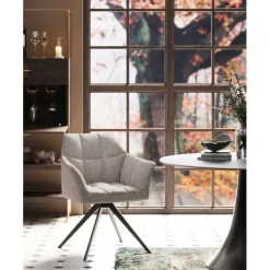 Chaise pivotante Thinktank gris>KARE Design Discount