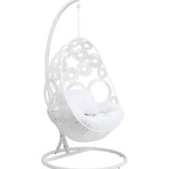 Chaise suspendue Ibiza blanc><noscript><img width=