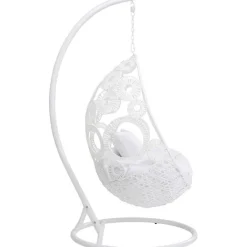 Chaise suspendue Ibiza blanc><noscript><img width=