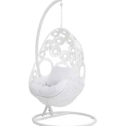Chaise suspendue Ibiza blanc><noscript><img width=