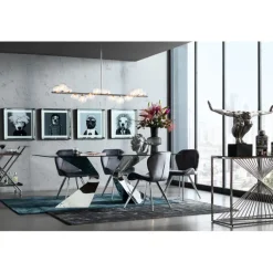 Chaise Viva gris-chromé><noscript><img width=