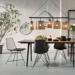 Chaise Wire noir><noscript><img width=