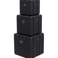 Coffre Voyage noir (3/parts)>KARE Design Outlet