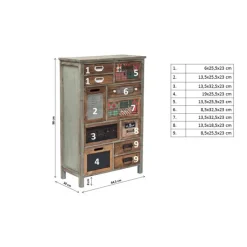 Commode California 11 tiroirs><noscript><img width=