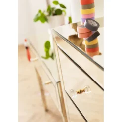 Commode haute Luxury Pearl 5-tiroirs><noscript><img width=