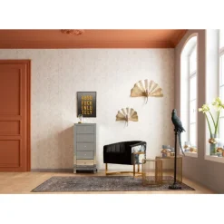 Commode haute Luxury 5-tiroirs><noscript><img width=