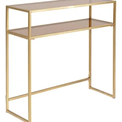 Console Loft doré 85x80cm><noscript><img width=