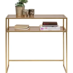 Console Loft doré 85x80cm><noscript><img width=
