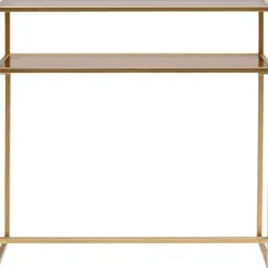 Console Loft doré 85x80cm><noscript><img width=