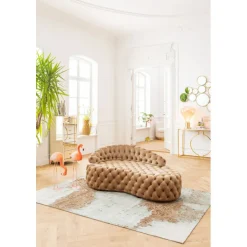 Console Miami Loft doré 120cm><noscript><img width=