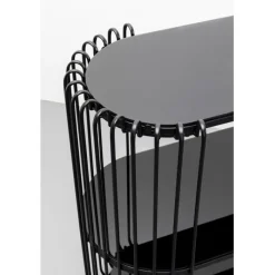 Console Wire noir 81x78cm><noscript><img width=