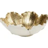 Coupe décorative Flower Bloom crème-doré Ø20cm>KARE Design Hot