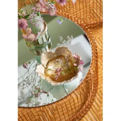 Coupe décorative Flower Bloom crème-doré Ø20cm>KARE Design Hot