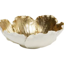 Coupe décorative Flower Bloom crème-doré Ø25cm>KARE Design Sale