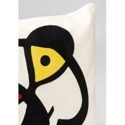 Coussin Art Line blanc 50x50cm><noscript><img width=