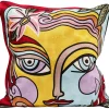 Coussin Art Line Face 50x50cm>KARE Design Outlet