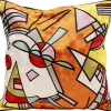 Coussin Art Line orange 50x50cm>KARE Design