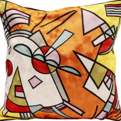 Coussin Art Line orange 50x50cm><noscript><img width=