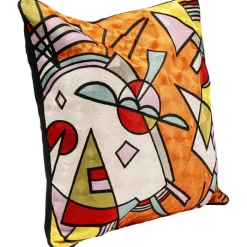 Coussin Art Line orange 50x50cm>KARE Design