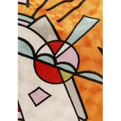 Coussin Art Line orange 50x50cm><noscript><img width=