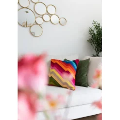 Coussin Artistic Zig Zag 50x50cm>KARE Design