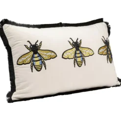 Coussin Bees blanc 50x30cm>KARE Design New