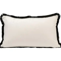 Coussin Bees blanc 50x30cm><noscript><img width=