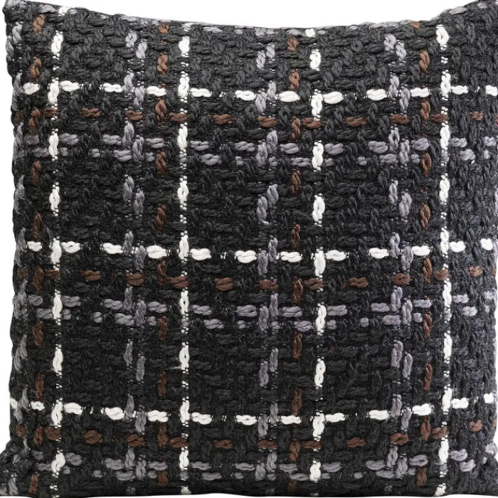 Coussin Colorado noir 45x45cm>KARE Design Clearance